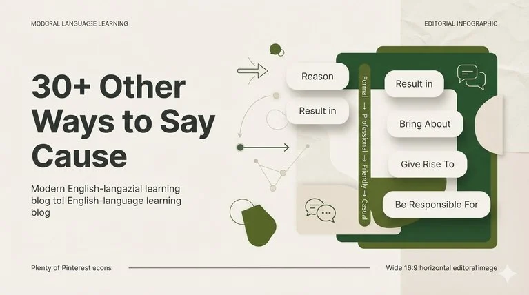 30+ Other Ways to Say Cause