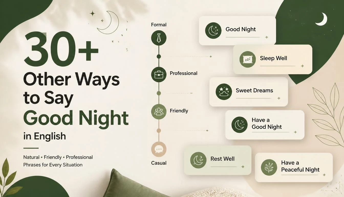 30+ Other Ways to Say Good Night in English