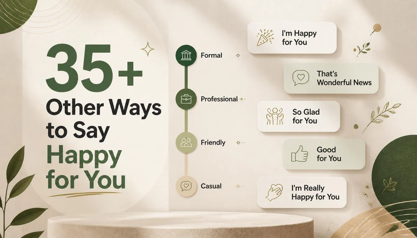 35+ Other Ways to Say Happy for You