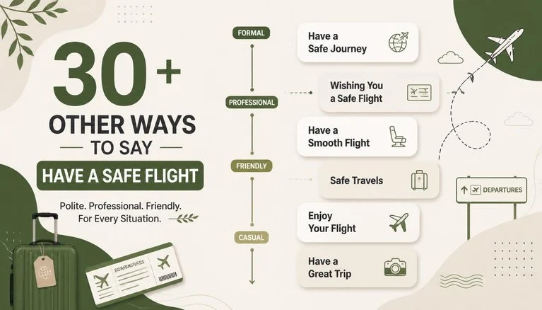 30+ Other Ways to Say Have a Safe Flight