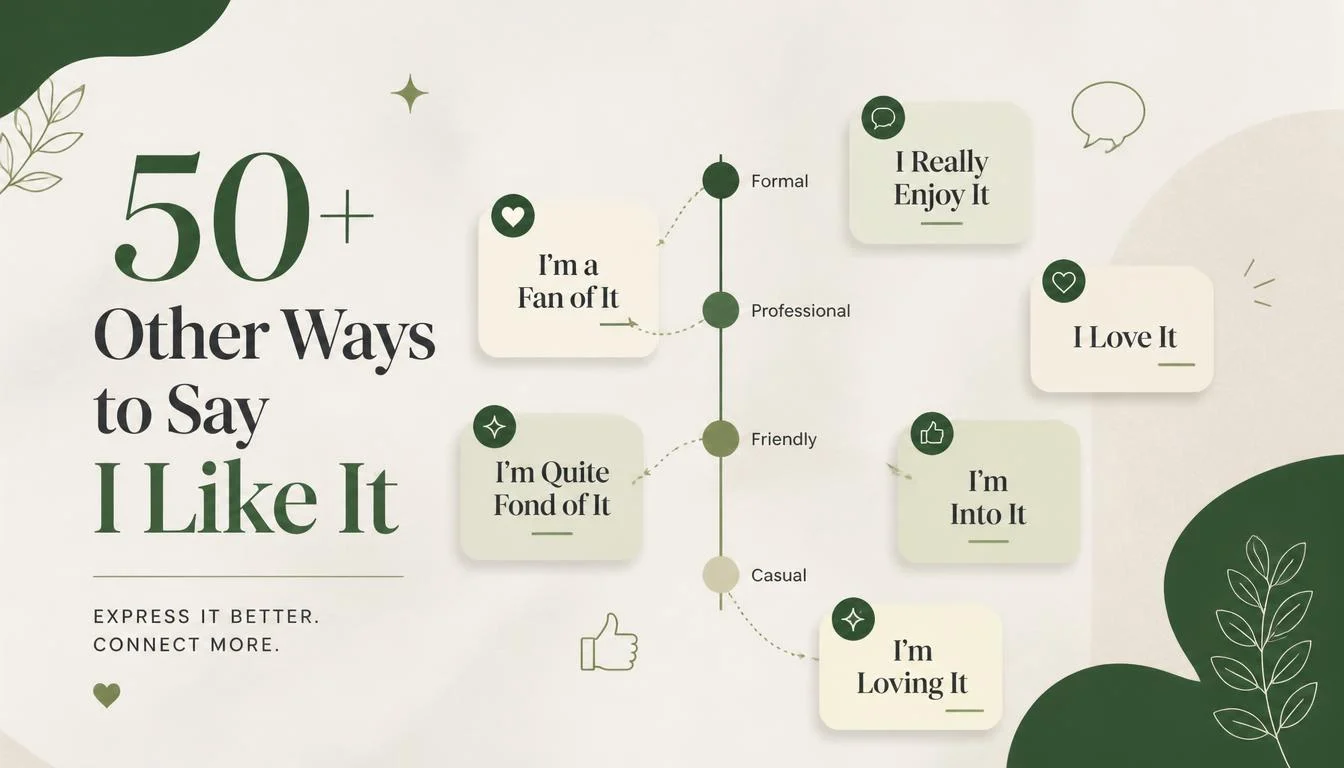 50+ Other Ways to Say I Like It