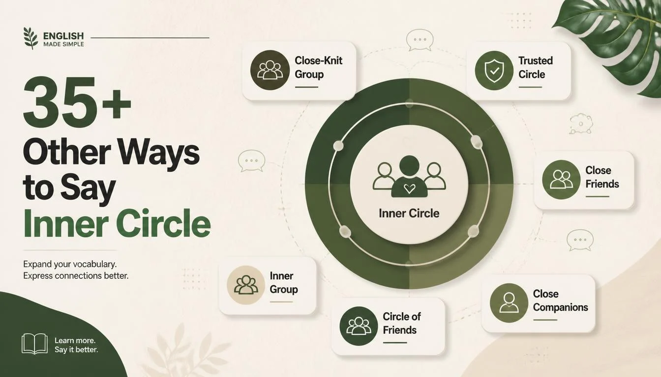 35+ Other Ways to Say Inner Circle