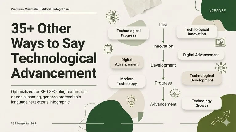 35+ Other Ways to Say Technological Advancement