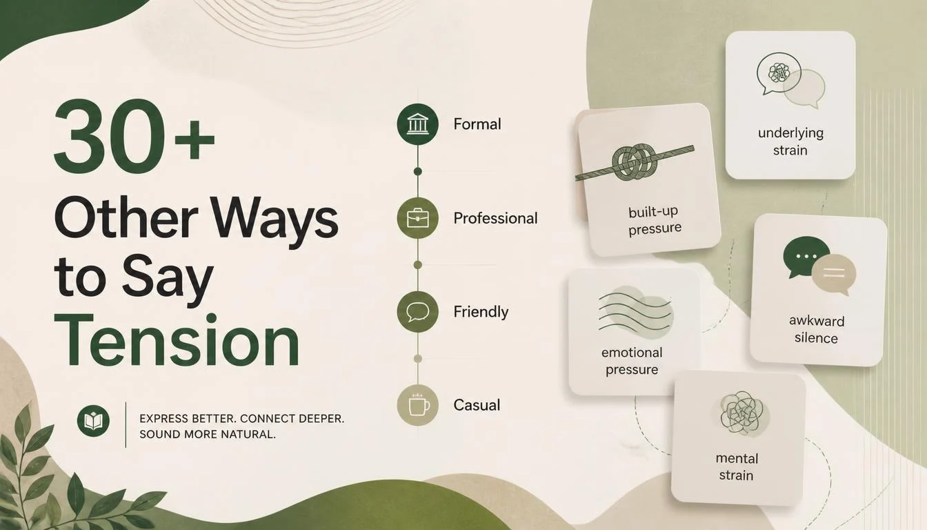 30+ Other Ways to Say Tension