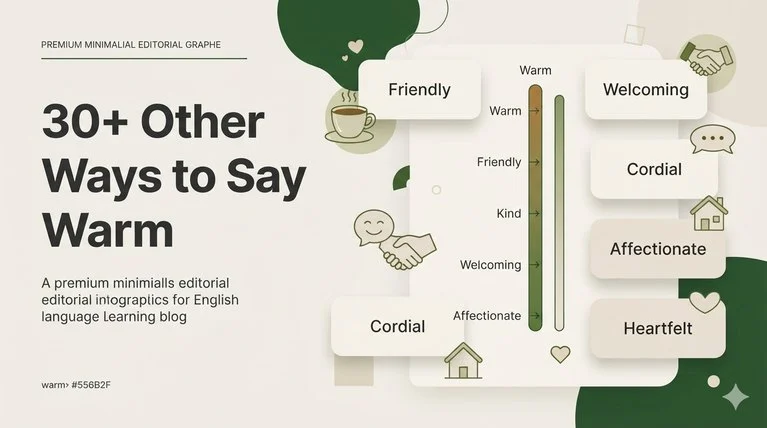 30+ Other Ways to Say Warm