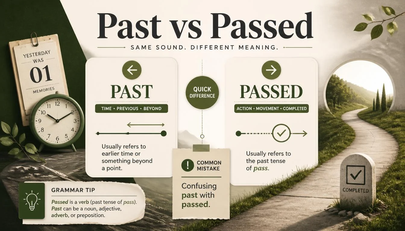 Past vs Passed