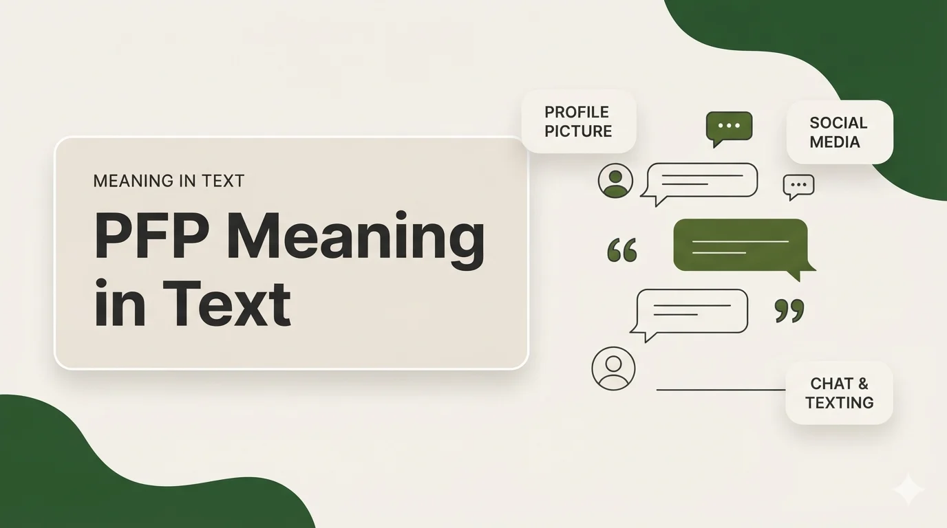PFP Meaning in Text