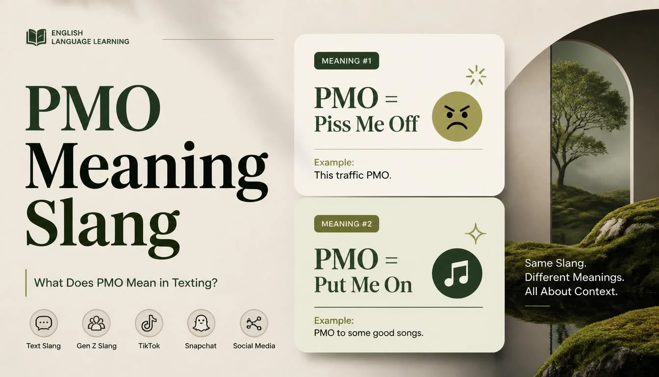 PMO Meaning Slang