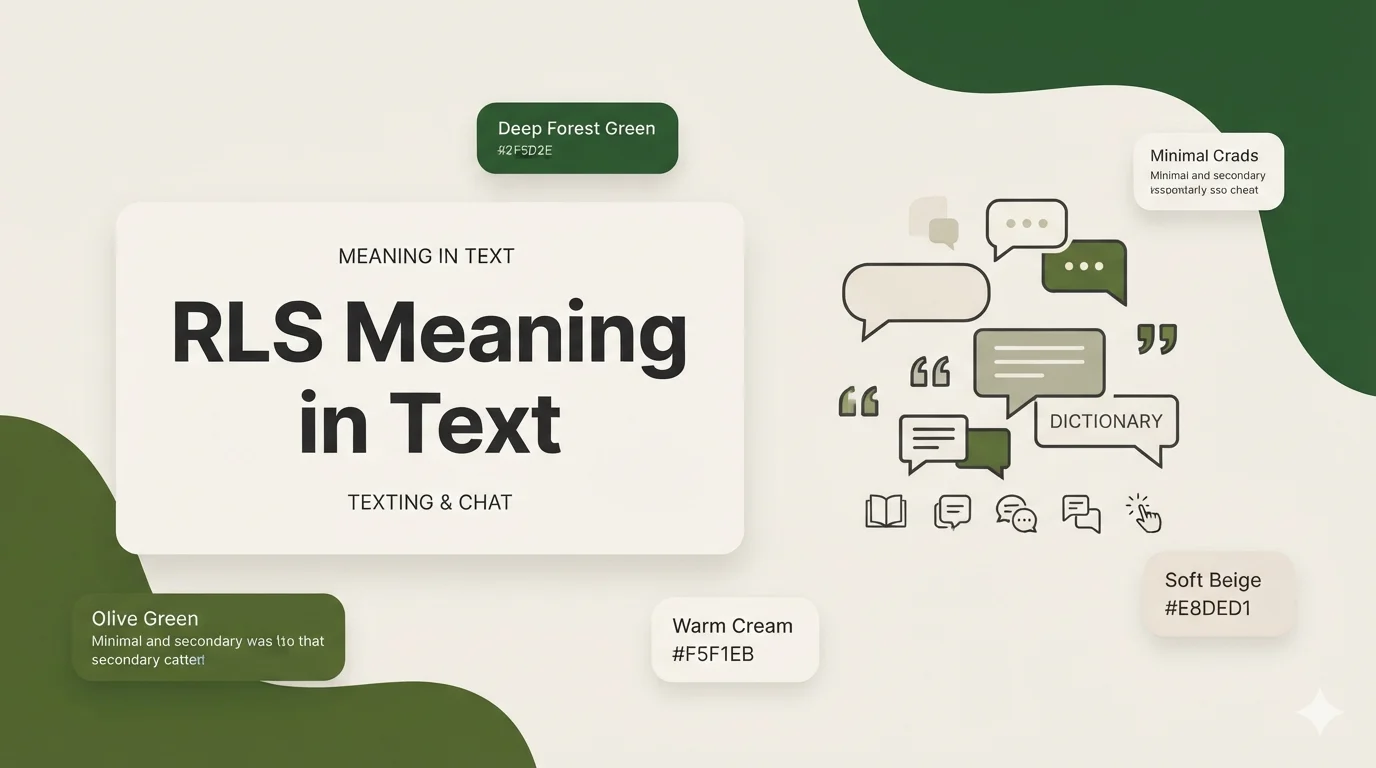RLS Meaning in Text