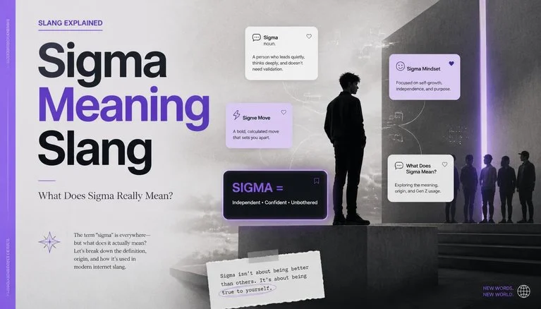 Sigma Meaning Slang