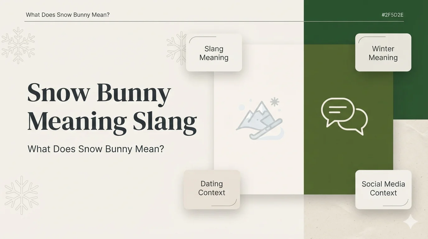 Snow Bunny Meaning Slang
