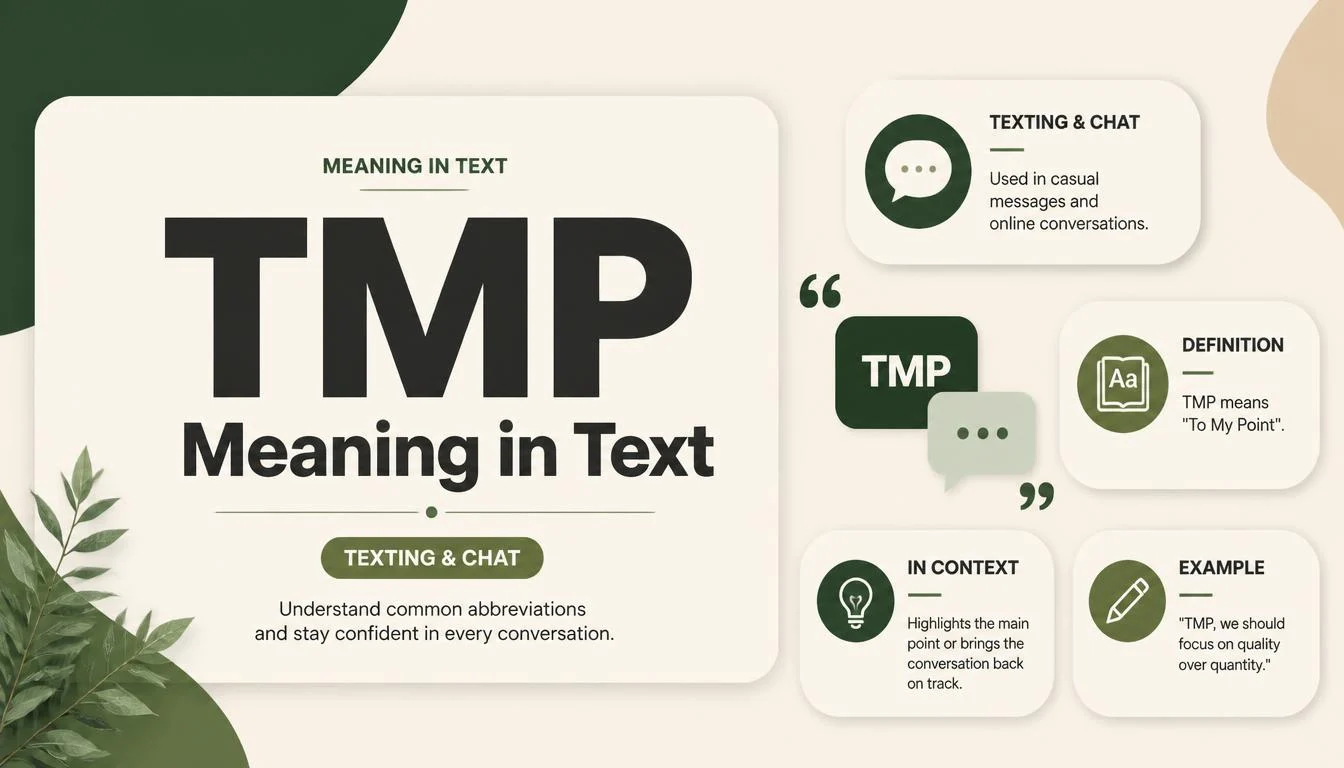 TMP Meaning in Text