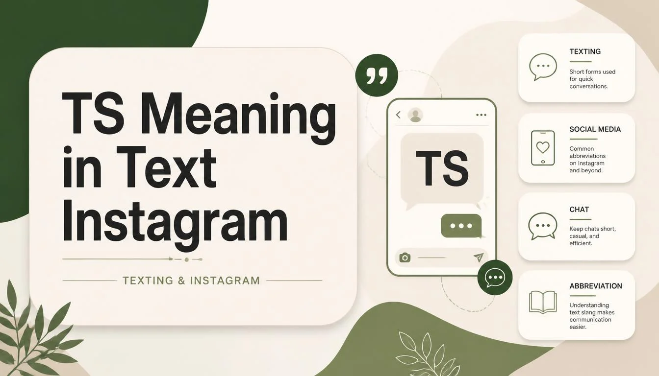 TS Meaning in Text Instagram