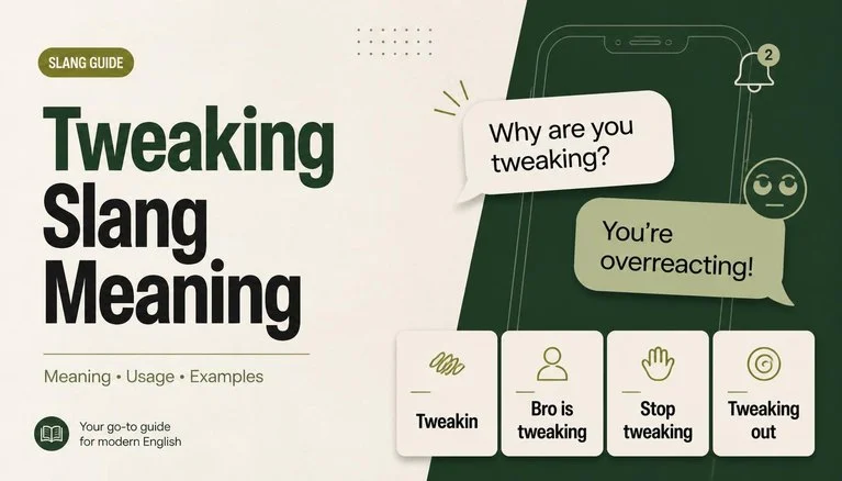 Tweaking Slang Meaning