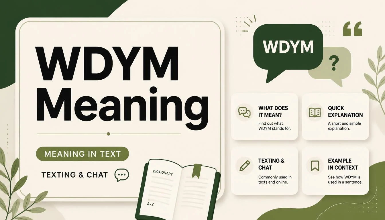 WDYM Meaning