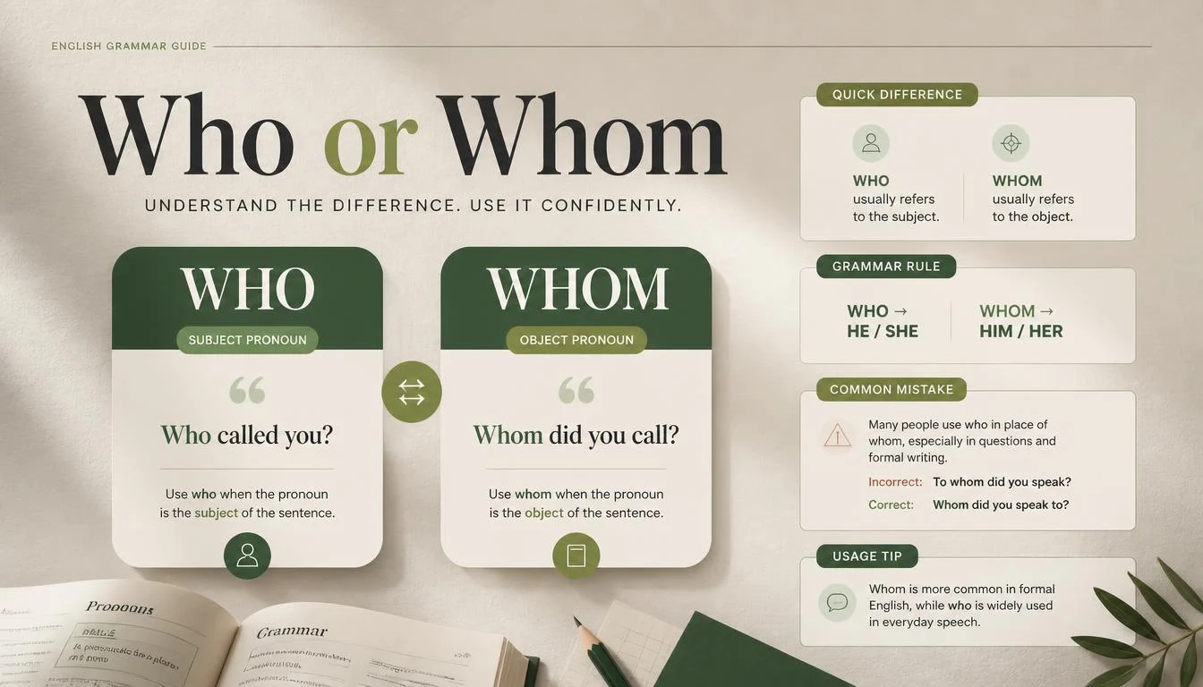 Who or Whom