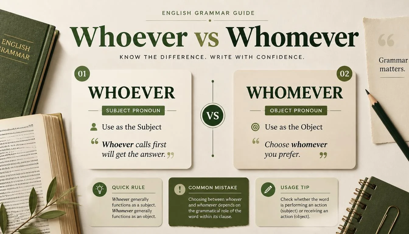 Whoever vs Whomever