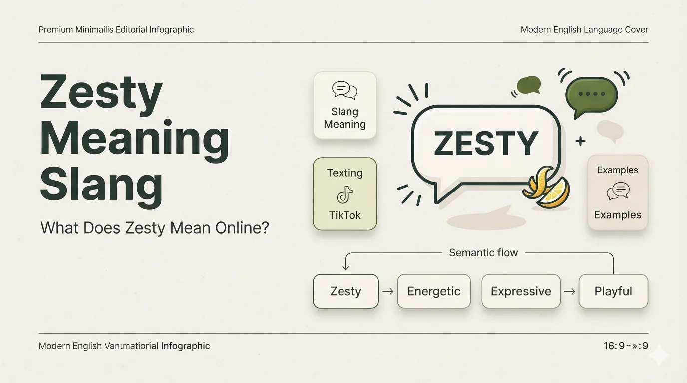 Zesty Meaning Slang