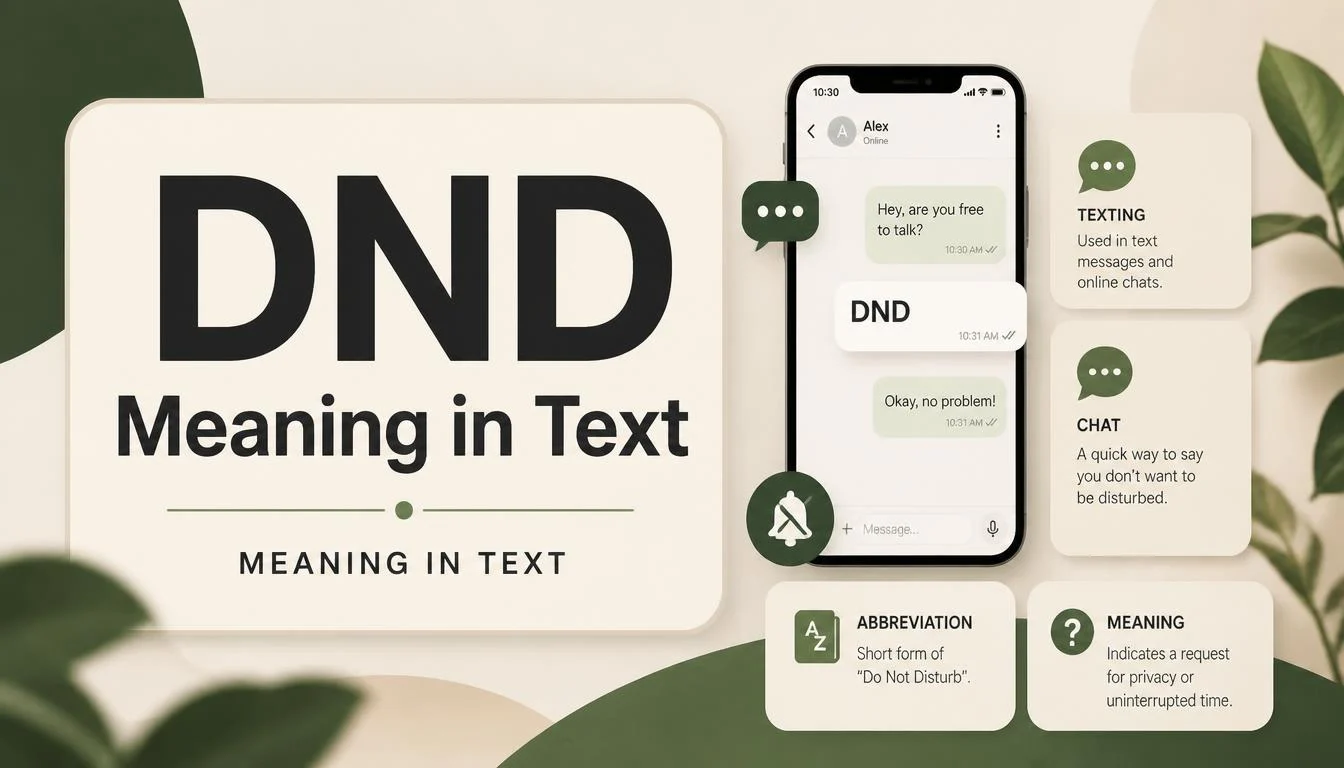 DND Meaning in Text