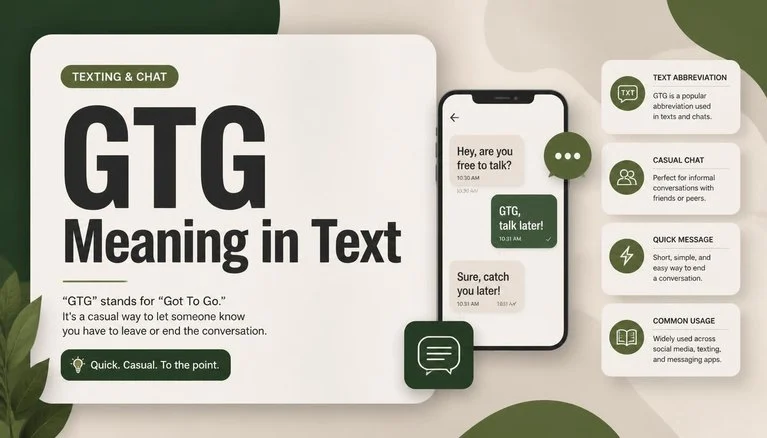 GTG Meaning in Text