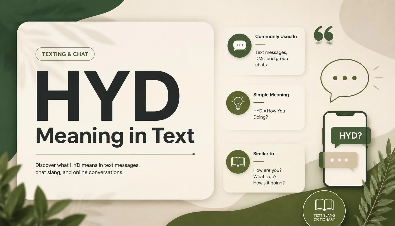 HYD Meaning in Text
