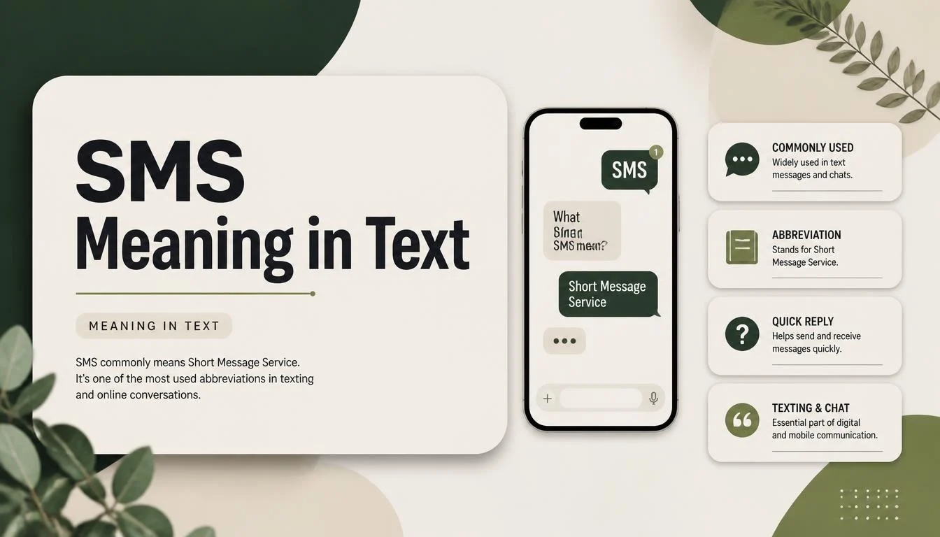 SMS Meaning in Text